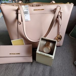 Michael Kors watch bag wallet